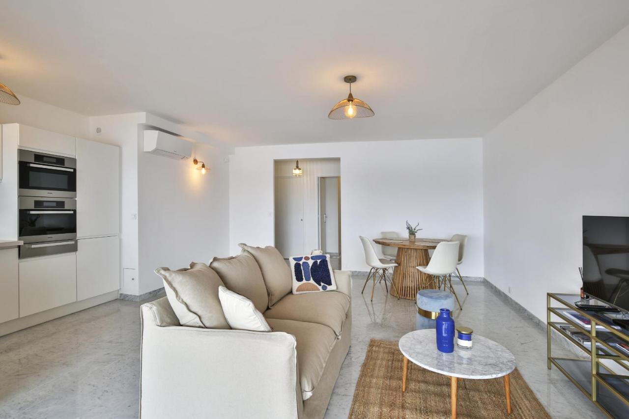 Sublime appartement vue Mer. parking/piscine/clim Villefranche-sur-Mer Extérieur photo